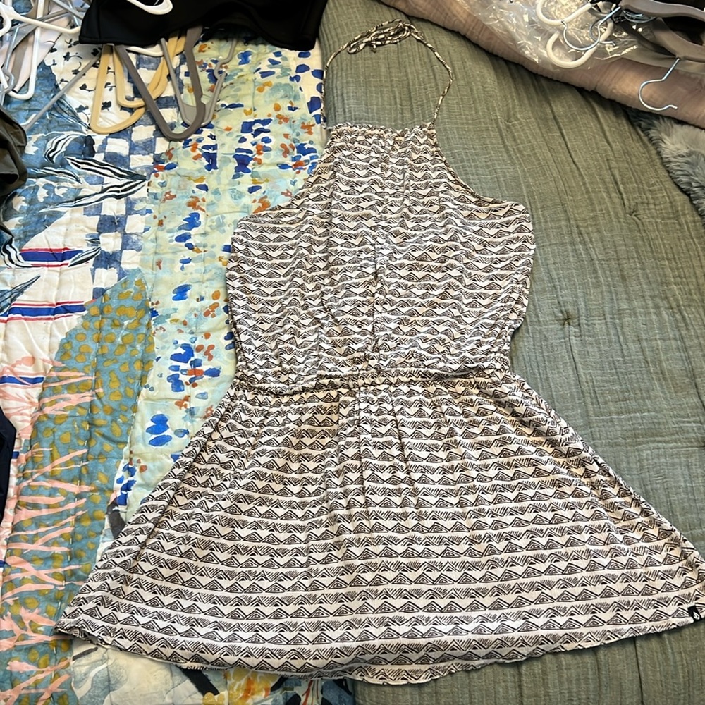 Volcom Halter Neck Summer Dress, Size Small